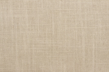 Brown linen fabric cloth texture background, seamless pattern of natural textile.