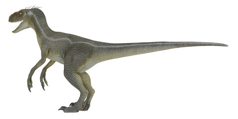 Fototapeta premium Realistic depiction of a prehistoric dinosaur.