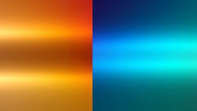Vibrant abstract gradient background with a striking warm and cool color split