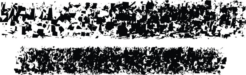 Grunge brush stroke black distressed paint strip texture