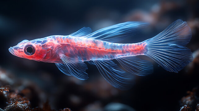 Viperfish's elongated body aiding in swift movements 
