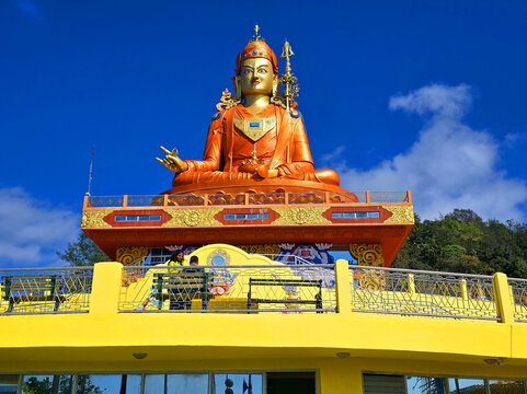 guru padmasambhava statue at Namchi, Sikkim state of India
