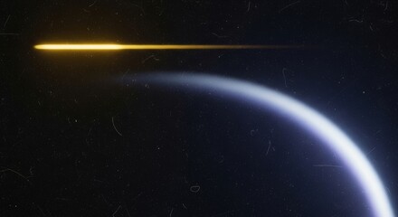 Cosmic Light Trails and Distant Planet Arc