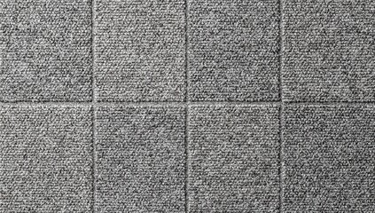 Fototapeta premium Gray carpet flooring with square grid pattern