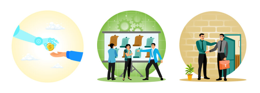 Artificial intelligence technology, business team collaboration, offboarding process.
