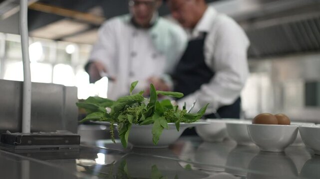 Adult students are upskilling to be restaurant chef. Education, occupation.