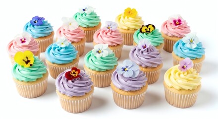 Colorful Cupcakes