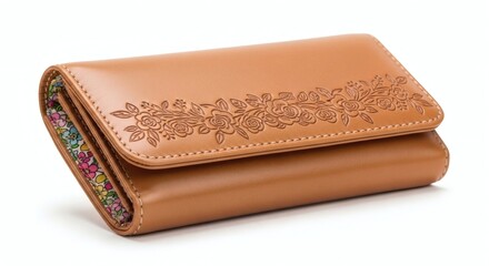 Embossed Leather Wallet