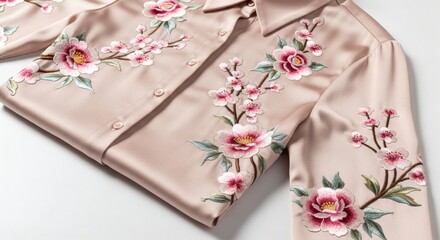 Floral Embroidered Shirt