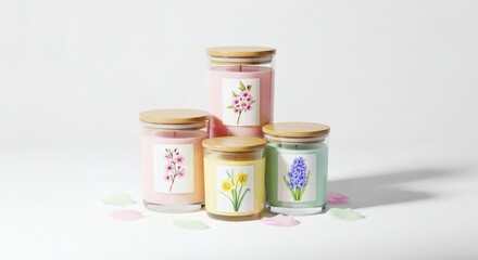 Floral Scented Candles