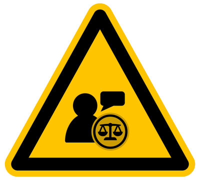 Vector de derecho a la informacion y libertad de prensa con persona comunicando y justicia legal