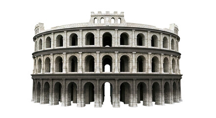 Naklejka premium Colosseum Architectural Model