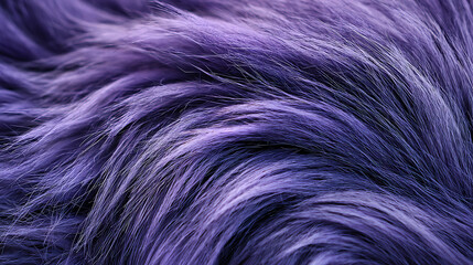 Soft Lavender and Violet Faux Fur Close-up purple