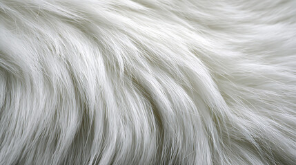 Soft White Fur Texture Close-up Background graphic