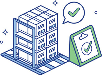 Smart Stock Availability Icon for Real-Time Inventory Status and Grocery Item Visibility