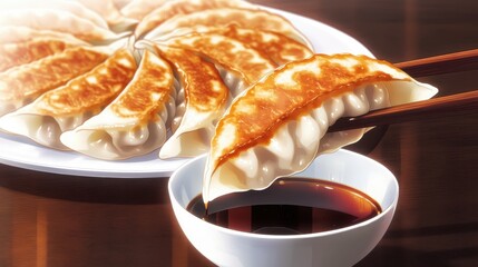 餃子のイラスト