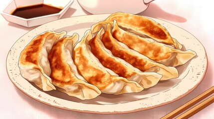 餃子のイラスト