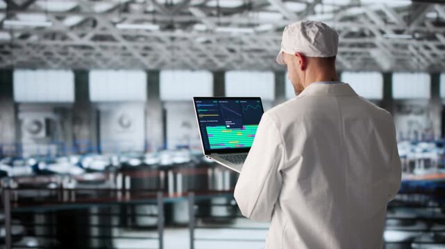 Industrial Winery Production: Man Works