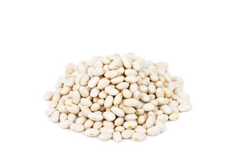 Fototapeta premium Dried beans, kidney beans on a white background