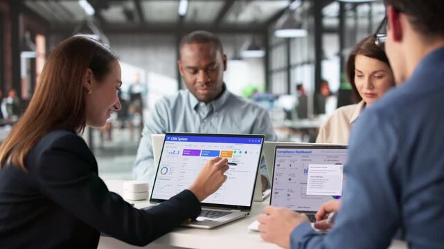 Digital Sales Dashboard For CRM, Compliance