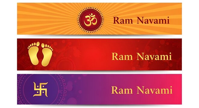 ramnavami banner illustration
