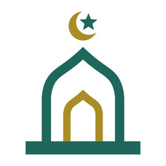 Islamic mosque logo design