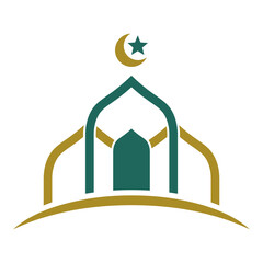 Islamic mosque logo design