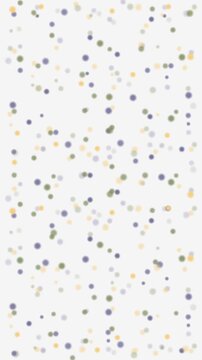Vertical animated abstract yellow blue green dots scattered on light background festive pattern