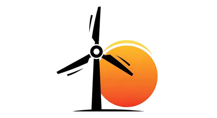 Abstract orange sun-like shape with black streaks, set against black background