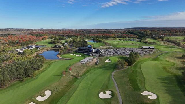 TPC Toronto At Osprey Valley Golf Course In Alton, Ontario, Canada. Aerial