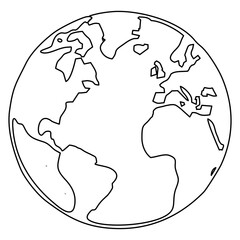 Simple Earth Globe
