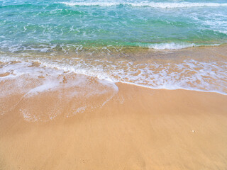 blue sea and sand. holiday season 