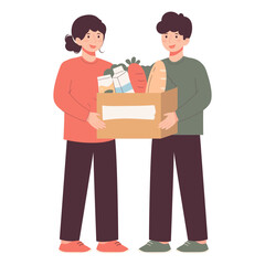 Community Sharing Event &ndash; Kindness Day Illustration