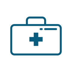 Obraz premium Medical First Aid Kit Briefcase