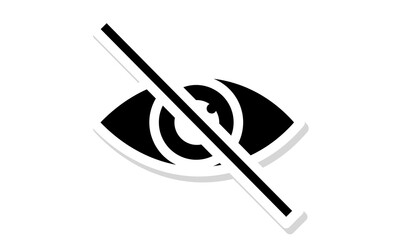 セキュリティ対策：カメラへの不正アクセスを防ぐ目隠しのピクトグラム