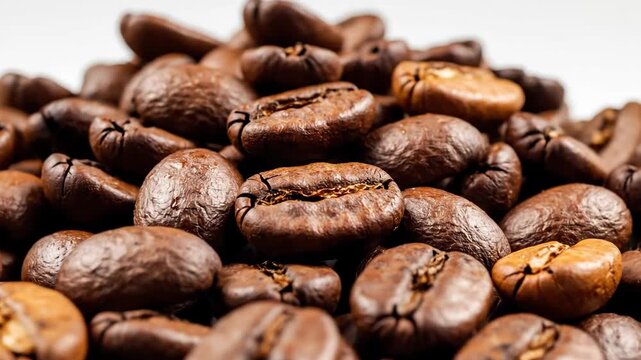 Pile of Roasted Coffee Beans