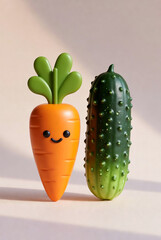 cucumber on a white background