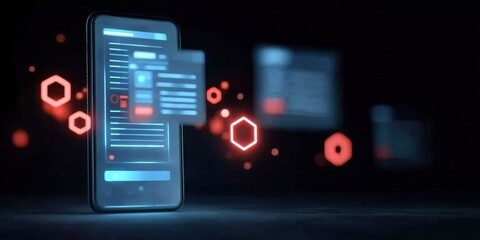 Fototapeta premium ContentCreation transforms as GenerativeAI blends Creativity with DigitalMedia using Synthesis and Automation to deliver Innovation
