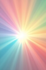 Obraz premium Vibrant Rainbow Light Burst Background.