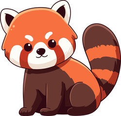 레서판다 일러스트