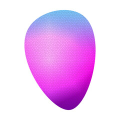 Abstract gradient colorful blob fluid shape element modern colorful blob digital art Illustration