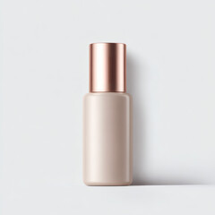 Obraz premium Cosmetic bottle mockup isolated on white background