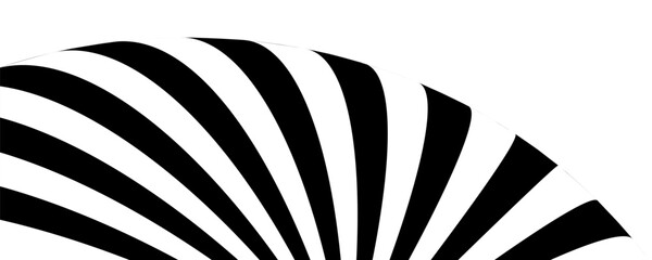 Hypnotic black and white square tunnel illusion creating a dizzying, psychedelic effect