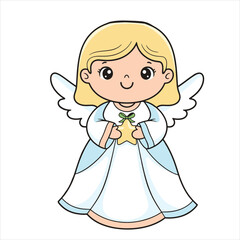 Obraz premium little angel with a heart