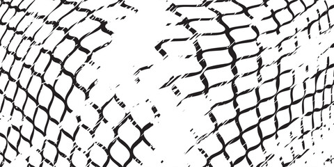 Mesh texture for fishing nets. Grunge pattern for sportswear or soccer goal, volleyball net, basketball hoop, hockey, athletics. Grunge background