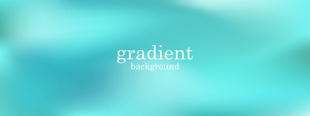 Obraz premium Aquamarine liquid bright gradient vector background 