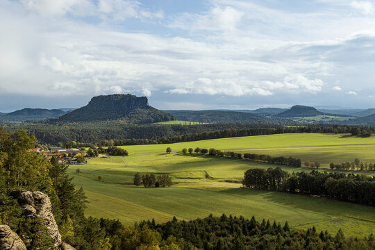 Ausblick vom Rauenstein in der S&auml;chsischen Schweiz