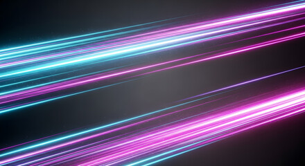 Neon Light Streaks Rush