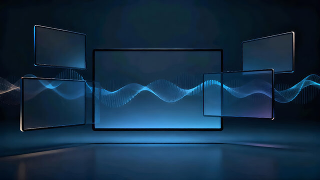 Professional webinar and online event background suitable for virtual conferences and live streaming branding.