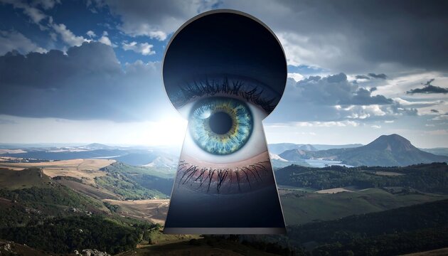 Eye of the beholder - A surreal landscape perspective.